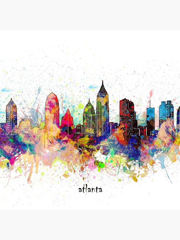 atlanta skyline by BekimART