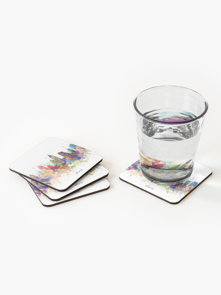 Alternate view of atlanta skyline Coasters (Set of 4)