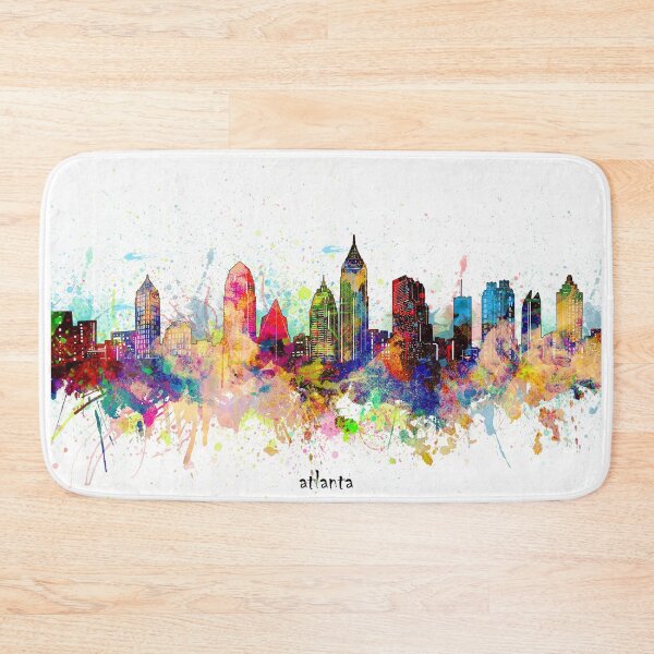 Item preview, atlanta skyline designed and sold by BekimART.