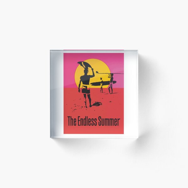 Endless Summer, 1966 Surf Sport Documentary Poster, Artwork, Prints, Posters, Tshirts, Men, Women, Kids Acrylic Block