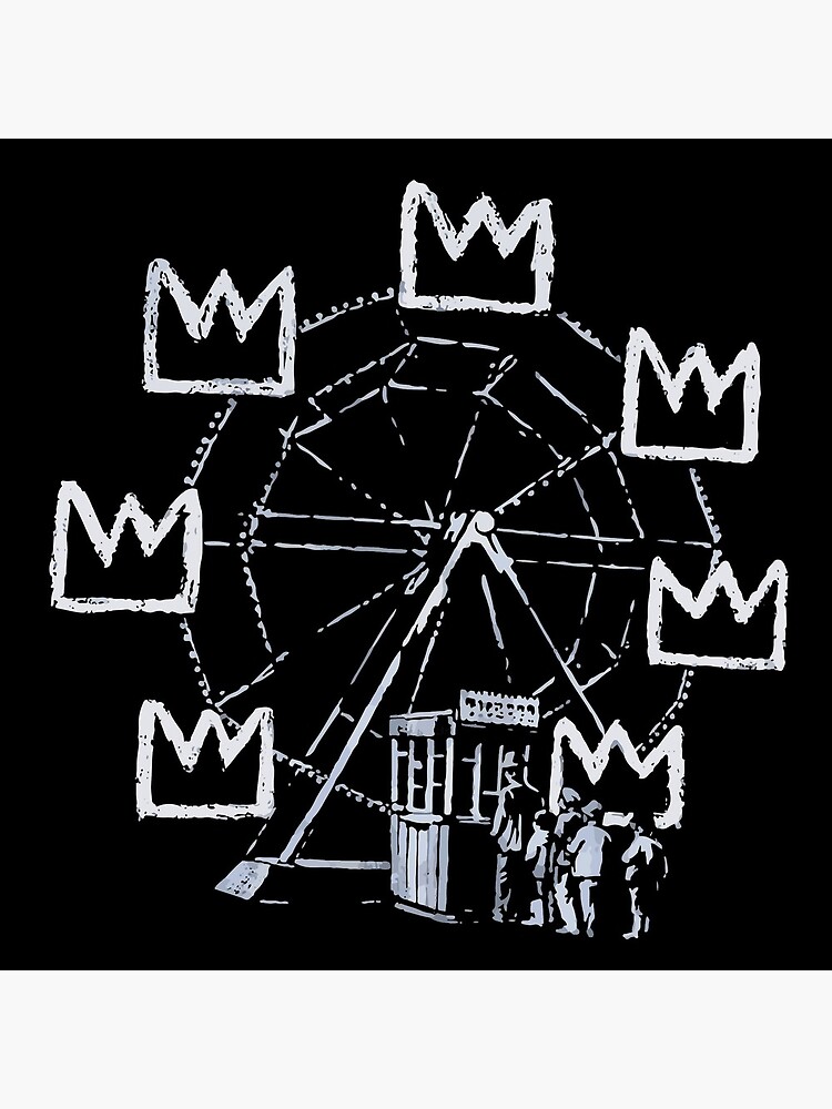 Ferris Wheel Banksy Pays Tribute To Jean Michel Basquiat Artwork