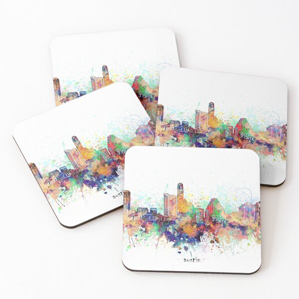 Item preview, austin skyline designed and sold by BekimART.