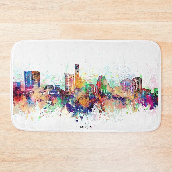 Item preview, austin skyline designed and sold by BekimART.