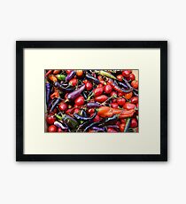 Peppers Framed Print
