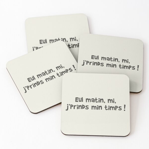 Item preview, Eul morning, mi, I take min timps! designed and sold by humour-chti.