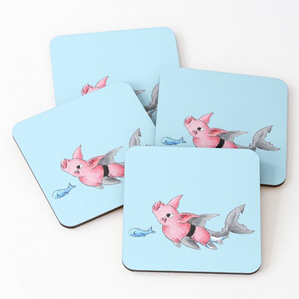 Item preview, Megalodon Piggy designed and sold by KOKeefeArt.