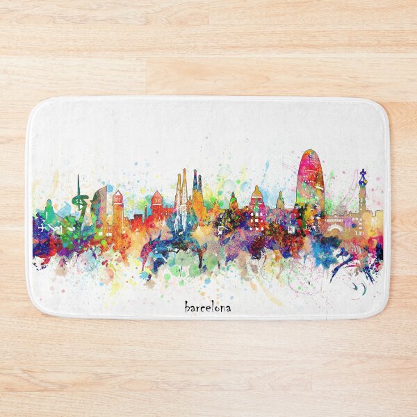 Item preview, barcelona skyline designed and sold by BekimART.