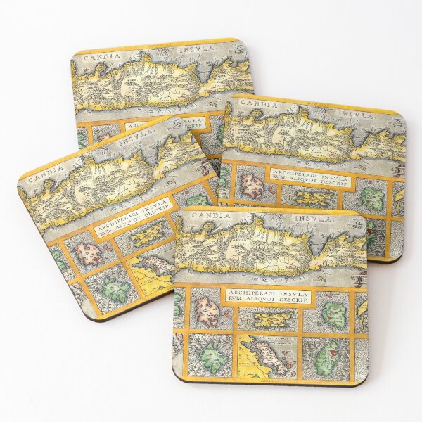 Item preview, Antique cartography: ancient map of Greek Islands by Ortelius designed and sold by AntiqueScience.