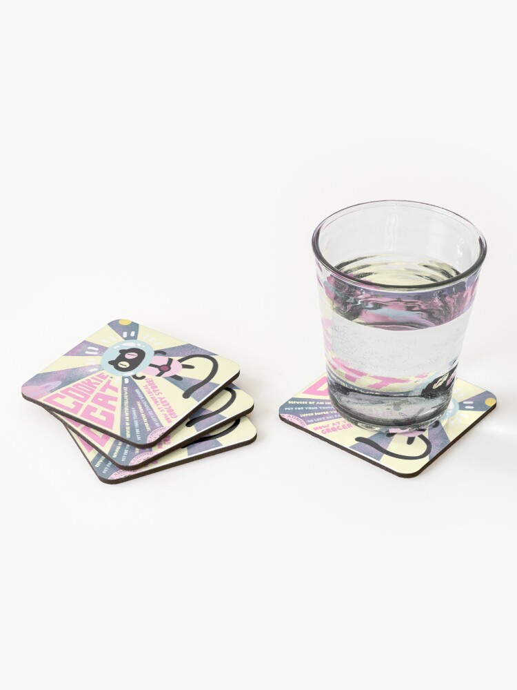 Alternate view of Cookie Cat Coasters (Set of 4)