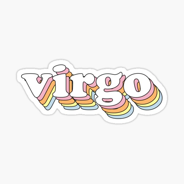 Groovy Virgo Sticker