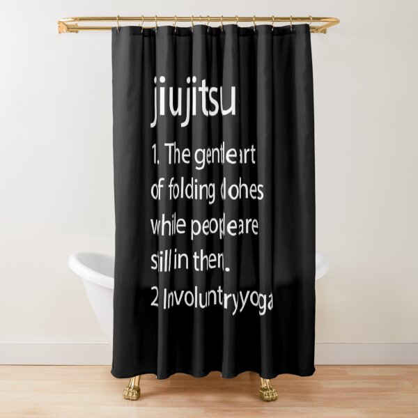 Jiujitsu definition Shower Curtain