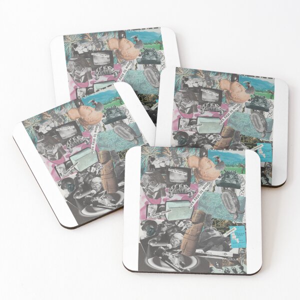Item preview, vintage lofi all over collage print  designed and sold by John-Paul Sanders.