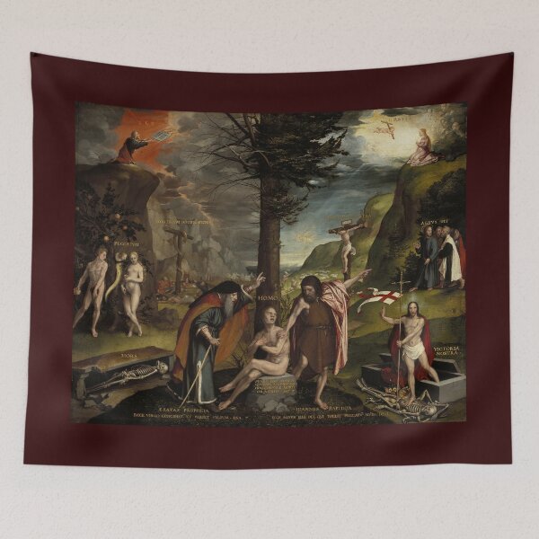 Item preview, An Allegory of the Old and New Testaments - Hans Holbein the Younger - c1530 designed and sold by CrankyOldDude.