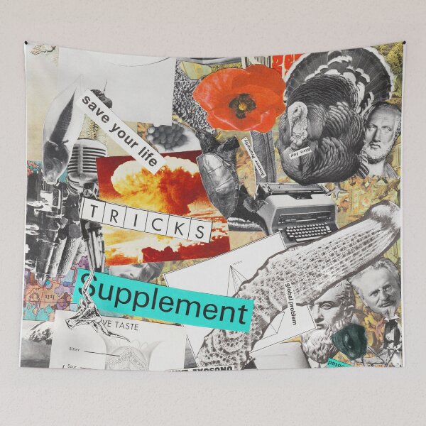Item preview, vintage lofi all over collage print  designed and sold by John-Paul Sanders.