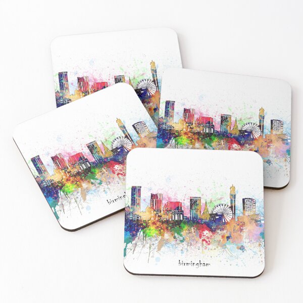 Item preview, birmingham skyline designed and sold by BekimART.