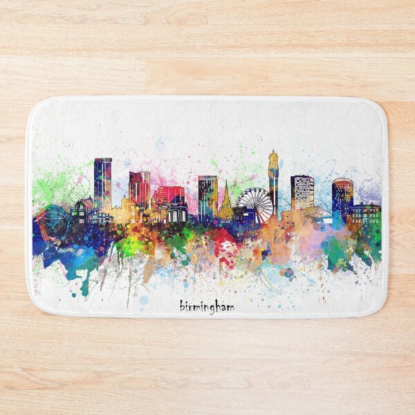 Item preview, birmingham skyline designed and sold by BekimART.