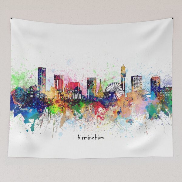 Item preview, birmingham skyline designed and sold by BekimART.