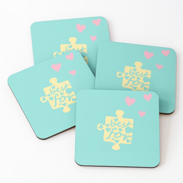 Item preview, Pastel Best Friends Forever Connection Puzzle (left) designed and sold by XOOXOO.