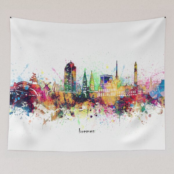 Item preview, bremen skyline designed and sold by BekimART.