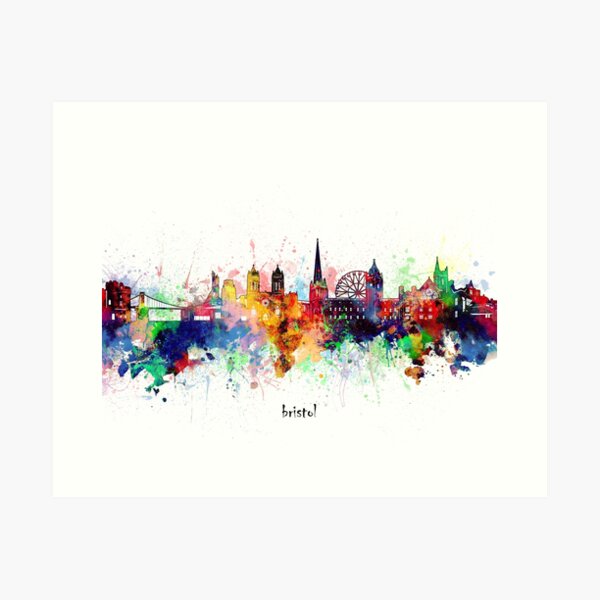 Item preview, bristol skyline designed and sold by BekimART.