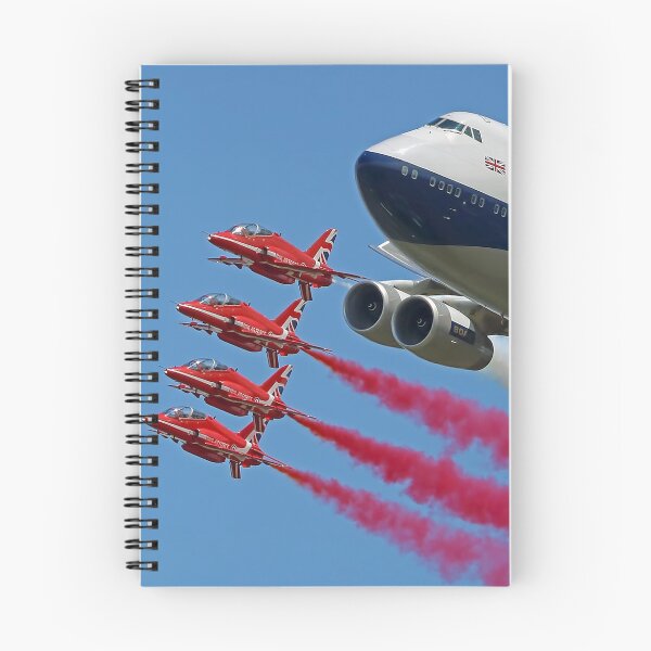 Item preview, BOAC 747 con el flypast de las flechas rojas - 4 designed and sold by Colin Williams Photography.