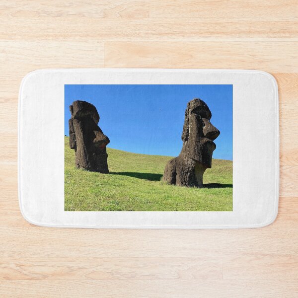 Item preview, Chile - Rapa Nui - Rano Raraku - pair of moai designed and sold by renprovo.