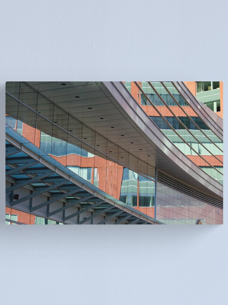 Alternate view of Brick, Steel and Glass Canvas Print