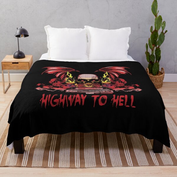Highway To Hell - Colour Throw Blanket