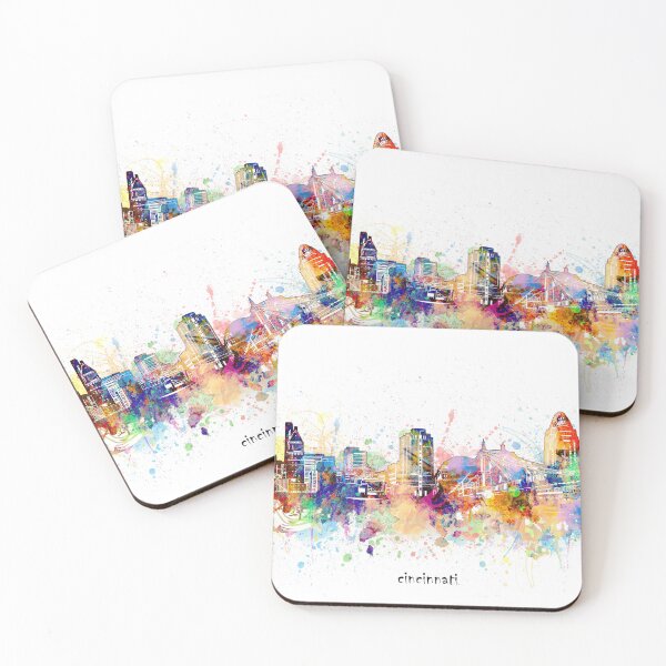 Item preview, cincinnati skyline designed and sold by BekimART.
