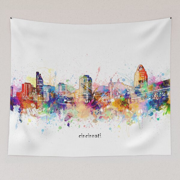 Item preview, cincinnati skyline designed and sold by BekimART.