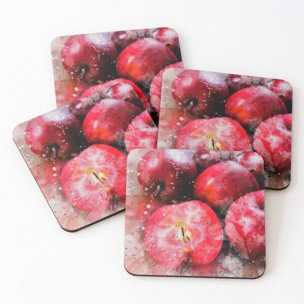 Item preview, Red Moon Apples | Watercolor designed and sold by WesternExposure.