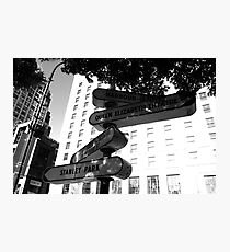 Information Post Photographic Print
