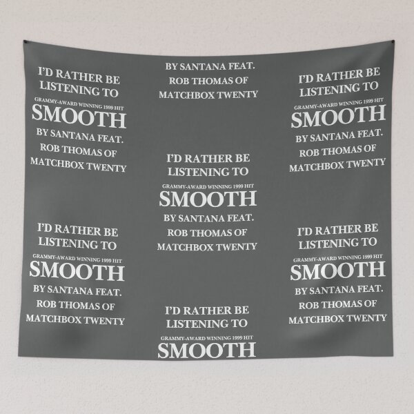 Item preview, I'd Rather Be Listening To SMOOTH T-Shirt designed and sold by Vinfaster.