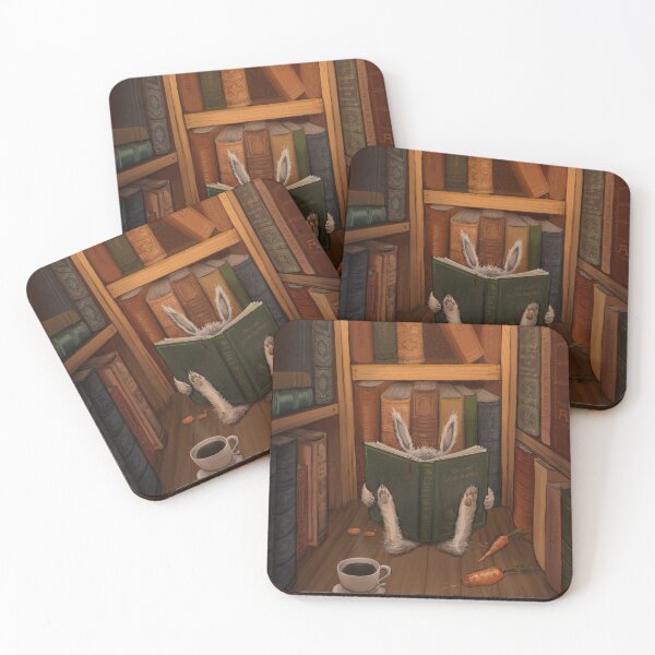 The Rabbit's Guide to the Galaxy Coasters (Set of 4)