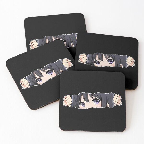 Anime Girl Coasters (Set of 4)