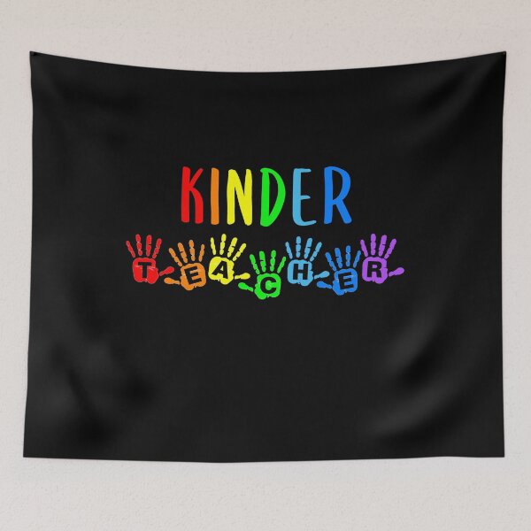 Item preview, Kinder Teacher Handprints designed and sold by wilsonellis.