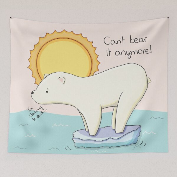 Item preview, Polar bear - Cant bear it anymore designed and sold by LuYukari.