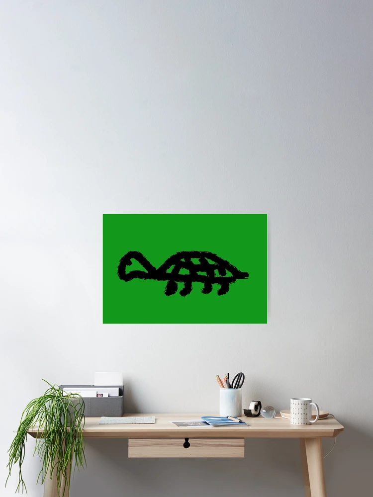 Thumbnail 2 of 3, Poster, tiny turtle designed and sold by Bee-.
