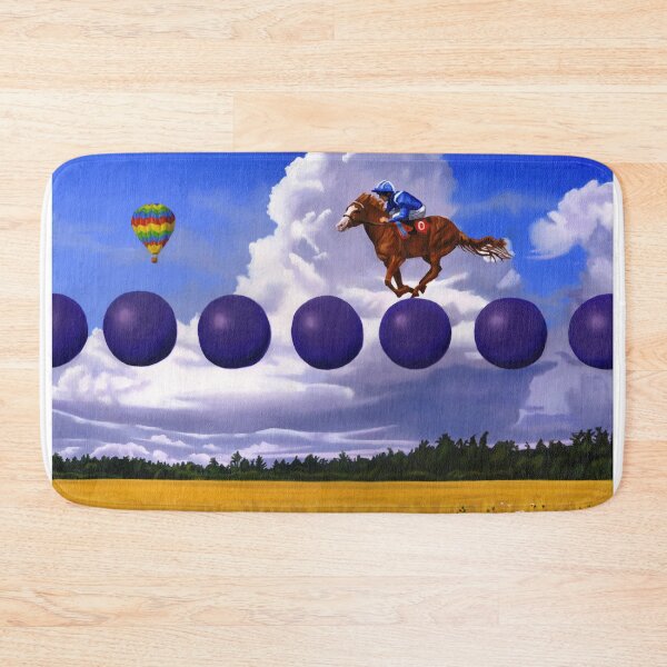 Item preview, Surrealistic Landscape and Horse Race - An Insignificant Race designed and sold by mikebridges.