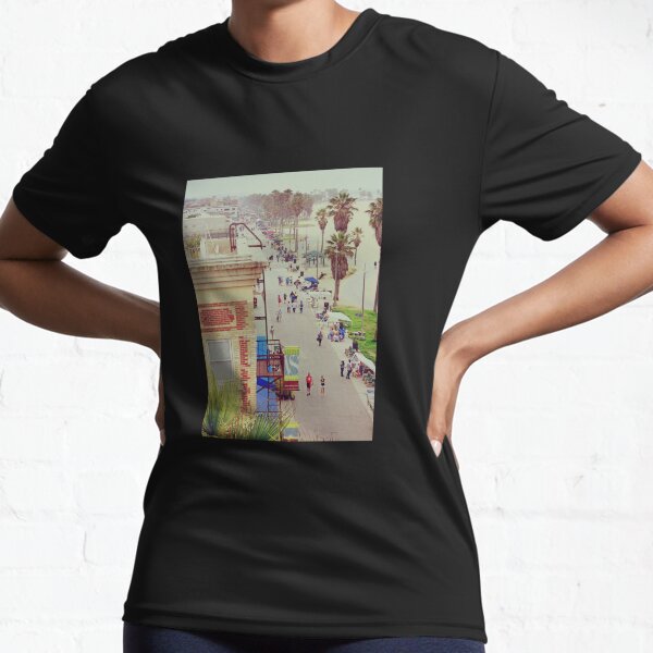 Sunday at Venice Beach - On the Boardwalk Active T-Shirt