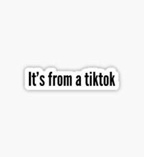 It's from a tiktok! Sticker