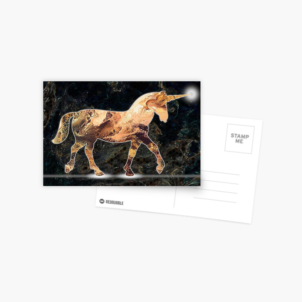 Unicorn Light Postcard