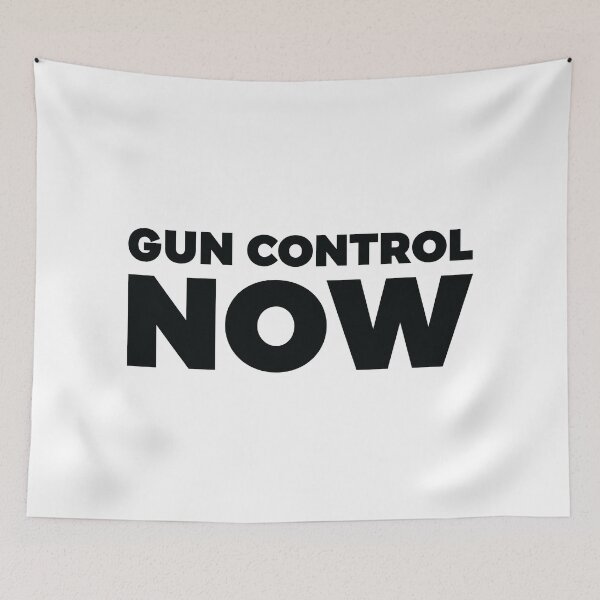 Item preview, Gun Control Now - Enough Is Enough designed and sold by OldDannyBrown.