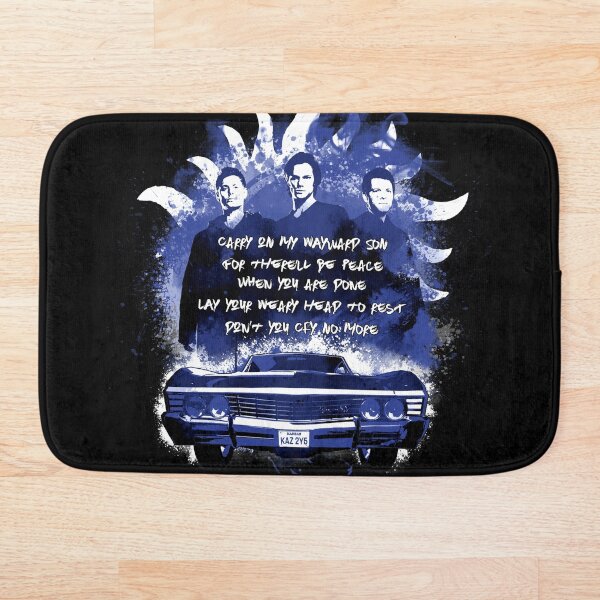 Carry On - in Blue Bath Mat