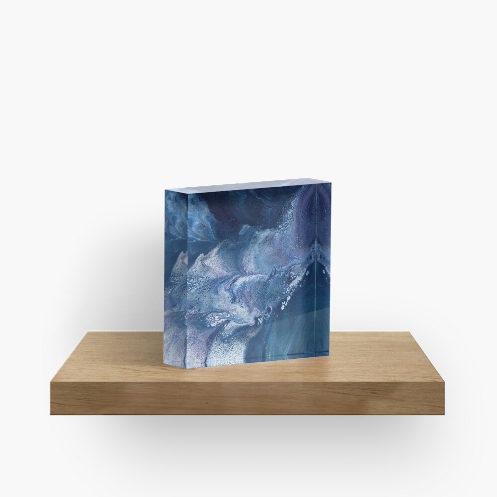 Waterfall Pool Acrylic Block