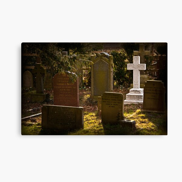 White Cross Canvas Print