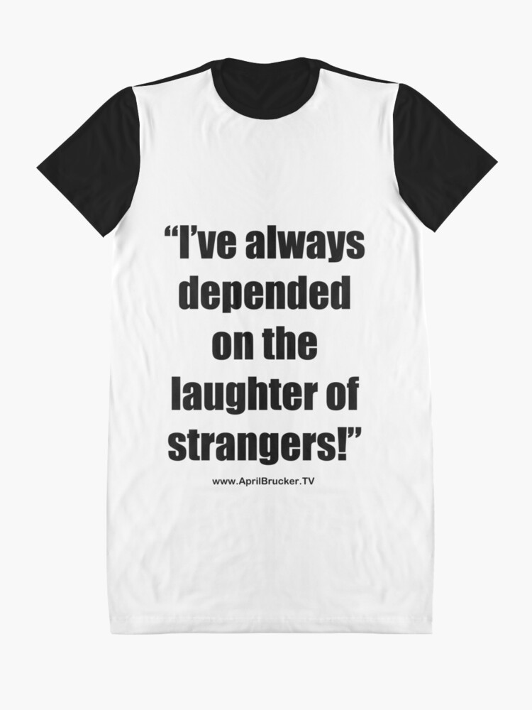Alternate view of The Laughter of Strangers Graphic T-Shirt Dress