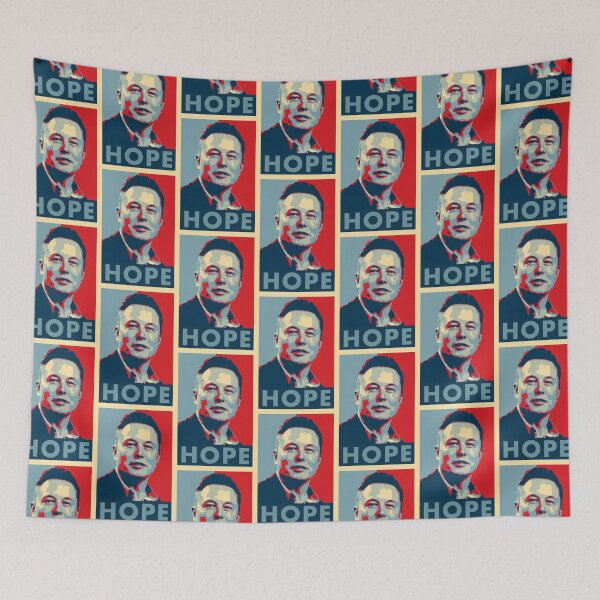 Item preview, Elon Musk Hope designed and sold by lurchmerch.