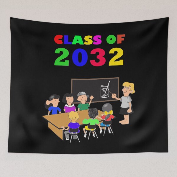 Item preview, Funny Class of 2032 Back To School Hello Kindergarten First Day Kids designed and sold by Best Arts.