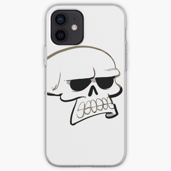 Annoyed Skull iPhone Soft Case